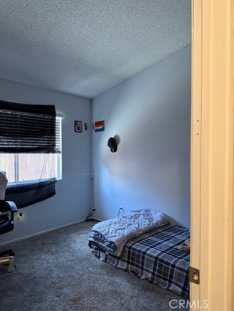 12446 Mount Baldy Dr, Victorville, CA 92392 - bedroom featuring carpet and a textured ceiling