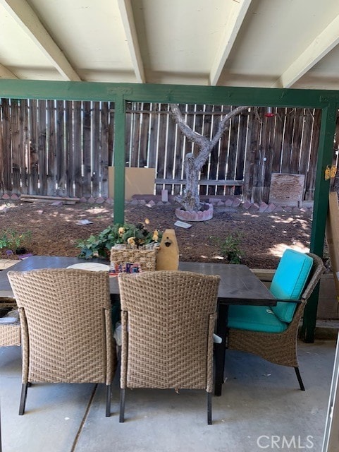 12446 Mount Baldy Dr, Victorville, CA 92392 - view of patio featuring outdoor dining space