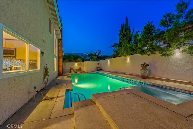 2040 Cape Cod Ct, Claremont, CA 91711 - view of swimming pool featuring a patio area and a fenced backyard
