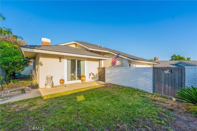 2040 Cape Cod Ct, Claremont, CA 91711 - rear view of property featuring a chimney and stucco siding