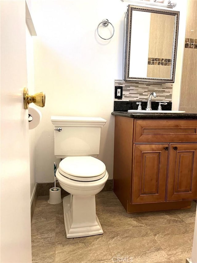 8049 Le Berthon St, Sunland, CA 91040 - half bath featuring vanity and tasteful backsplash