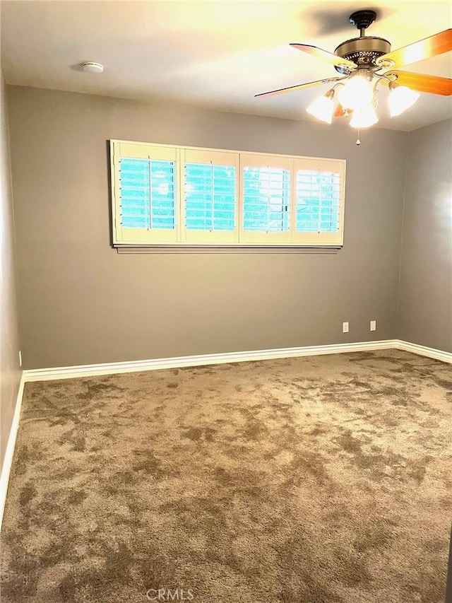 8049 Le Berthon St, Sunland, CA 91040 - empty room featuring carpet and a ceiling fan