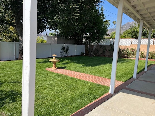 8049 Le Berthon St, Sunland, CA 91040 - fenced backyard featuring a patio area