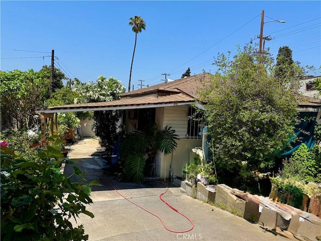 4041 Eagle St, Los Angeles, CA 90063 - view of side of home with a patio area