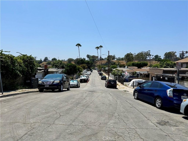 4041 Eagle St, Los Angeles, CA 90063 - view of asphalt road featuring a residential view and sidewalks