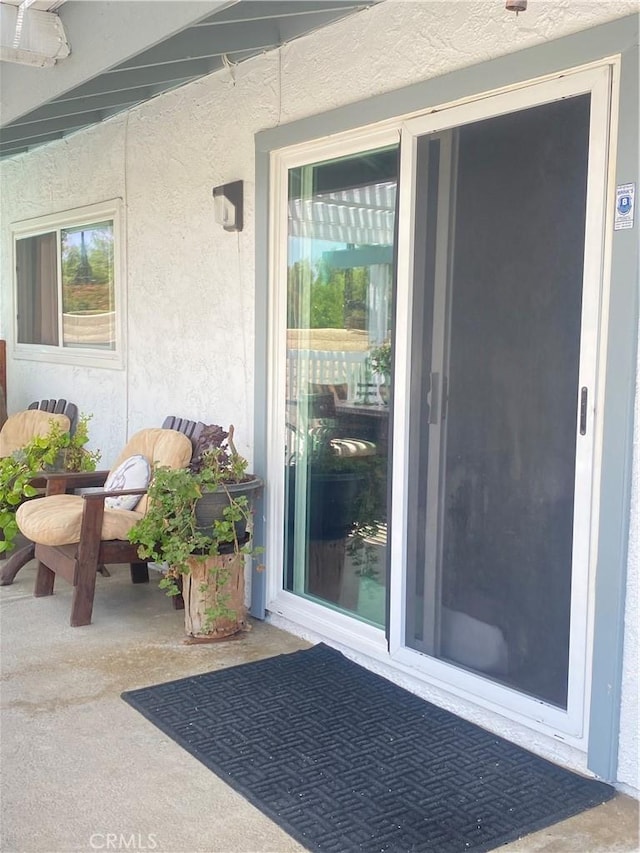 9849 Canada Way, Riverside, CA 92503 - property entrance featuring stucco siding