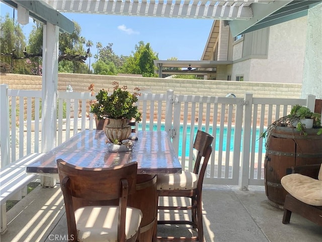 9849 Canada Way, Riverside, CA 92503 - balcony featuring view of pool