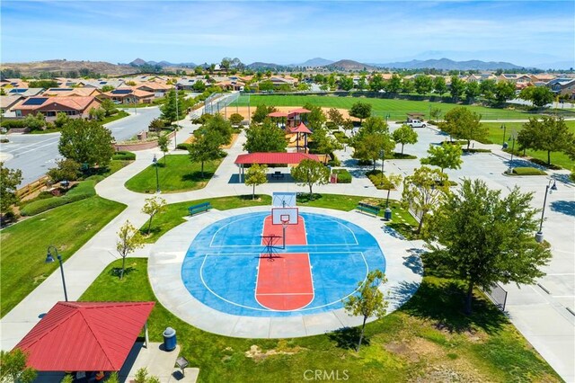 30316 Slate St, Murrieta, CA 92563 - aerial perspective of suburban area featuring a mountainous background