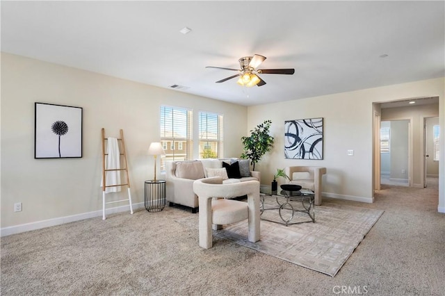 30316 Slate St, Murrieta, CA 92563 - living area with ceiling fan and carpet floors