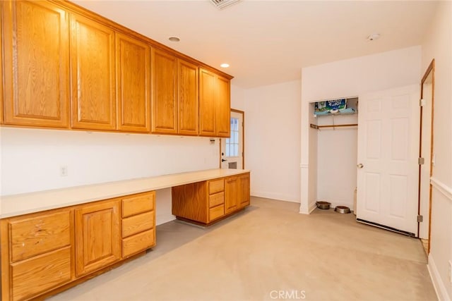 533 Via Vista Dr, Redlands, CA 92373 - unfurnished office with built in study area and recessed lighting