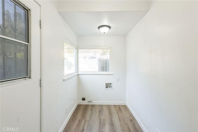 5516 Palm Ave, Whittier, CA 90601 - washroom featuring washer hookup and wood finished floors