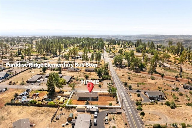 6388 Oak Rd, Paradise, CA 95969 - aerial view of property and surrounding area