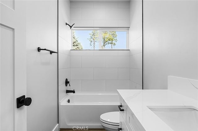 6388 Oak Rd, Paradise, CA 95969 - full bathroom with vanity and shower / washtub combination