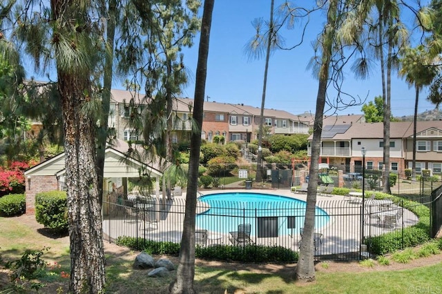 11923 Royal Rd Unit E, El Cajon, CA 92021 - community pool with a residential view