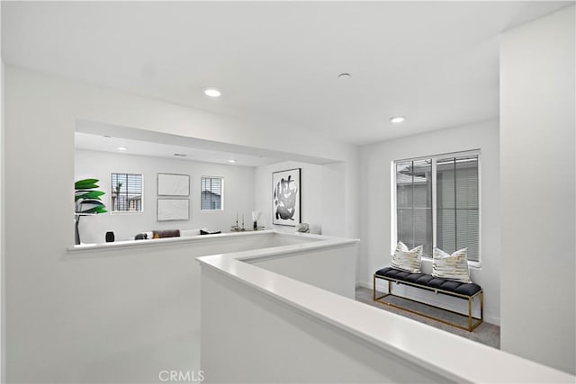 2239 Melogold Way, Corona, CA 92883 - corridor featuring recessed lighting and carpet floors