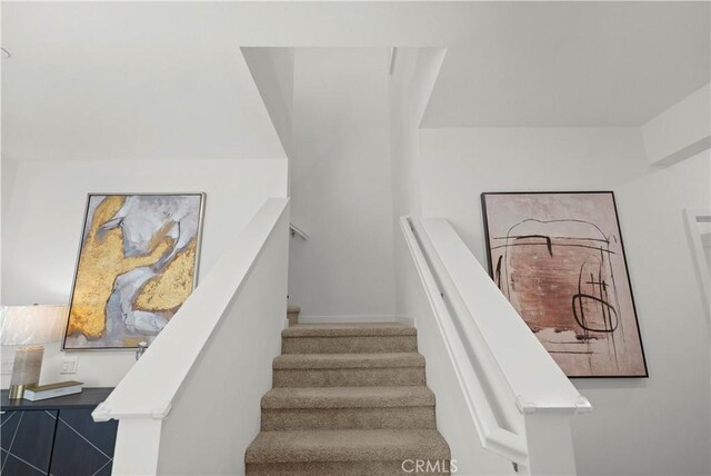 2239 Melogold Way, Corona, CA 92883 - stairway with baseboards