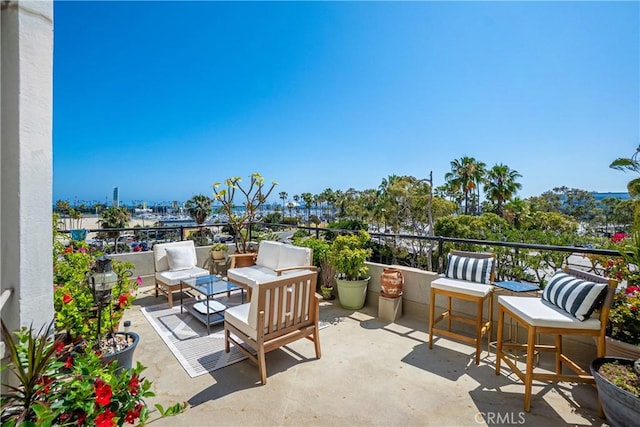 800 E Ocean Blvd Unit 201, Long Beach, CA 90802 - patio / terrace featuring an outdoor living space