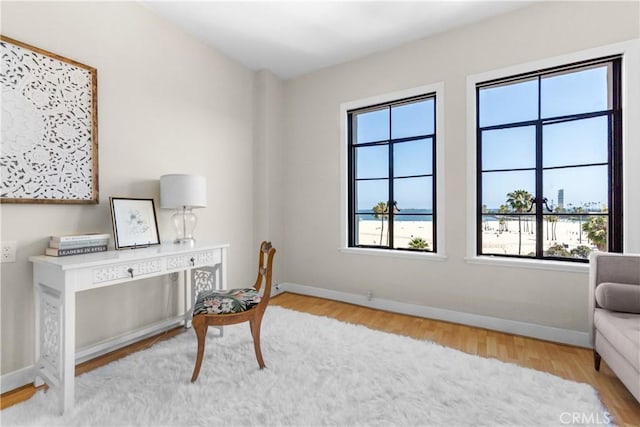800 E Ocean Blvd Unit 201, Long Beach, CA 90802 - home office featuring wood finished floors and baseboards