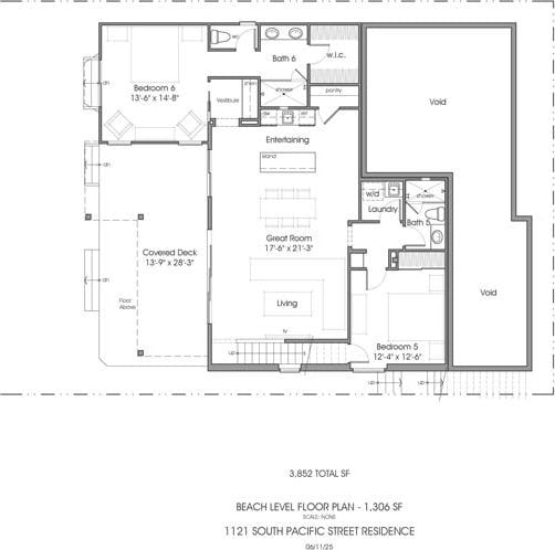 1121 S Pacific St, Oceanside, CA 92054 - view of floor plan / room layout