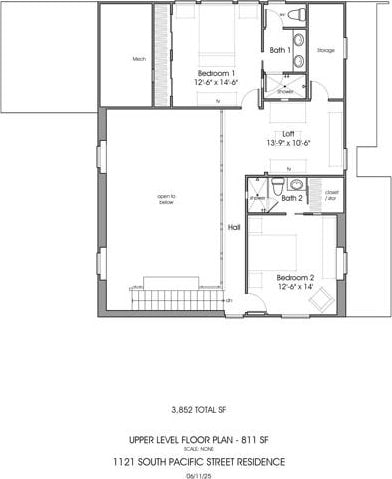 1121 S Pacific St, Oceanside, CA 92054 - view of property floor plan