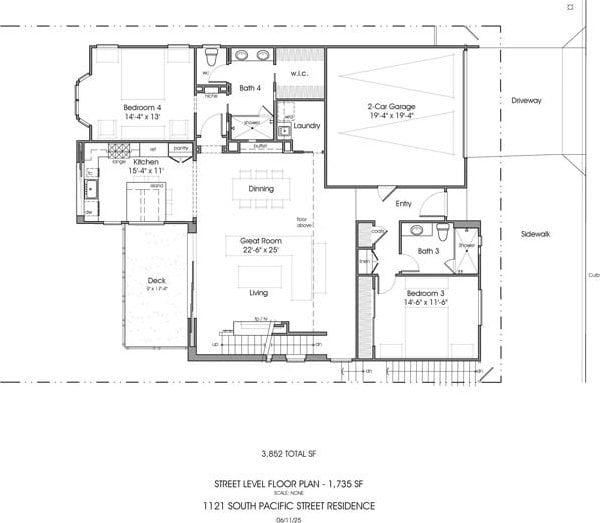 1121 S Pacific St, Oceanside, CA 92054 - view of property floor plan
