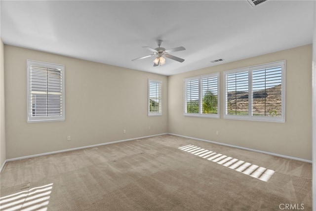 29243 Discovery Ridge Dr, Saugus, CA 91390 - spare room with ceiling fan and carpet