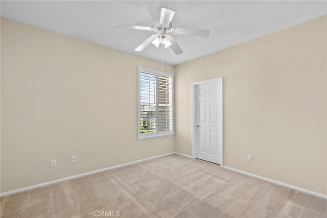 29243 Discovery Ridge Dr, Saugus, CA 91390 - spare room with light carpet and ceiling fan