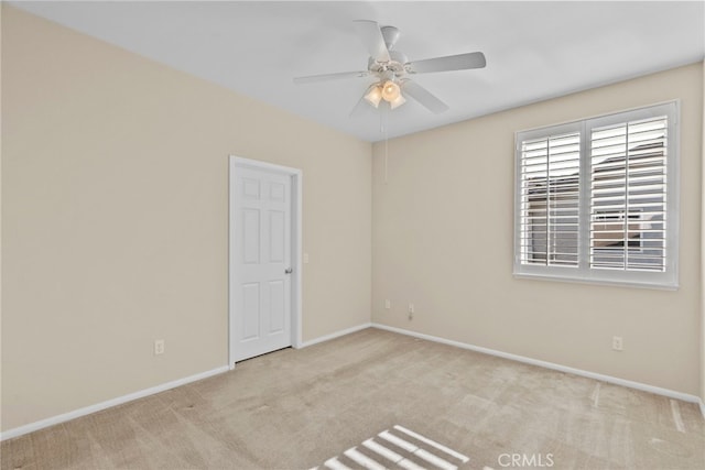 29243 Discovery Ridge Dr, Saugus, CA 91390 - carpeted spare room with baseboards and ceiling fan