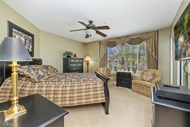 10847 Leota Ln, Riverside, CA 92503 - carpeted bedroom featuring ceiling fan