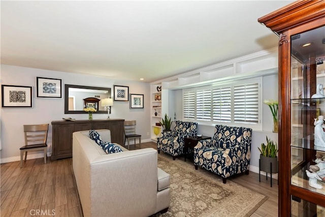 1335 N Vallejo Way, Upland, CA 91786 - living area with wood finished floors and recessed lighting