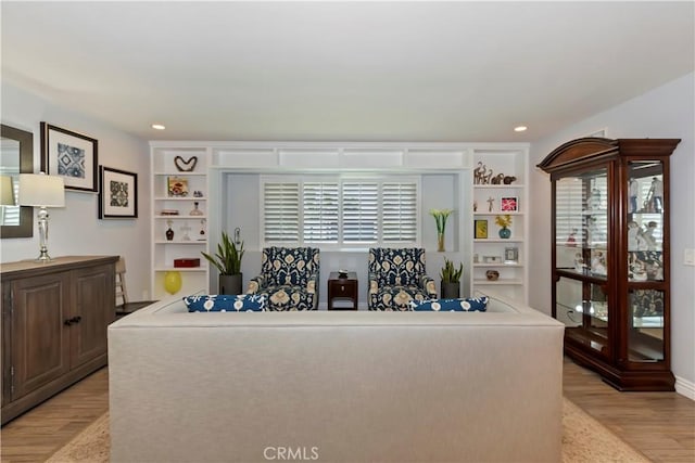 1335 N Vallejo Way, Upland, CA 91786 - living room with light wood-style flooring and recessed lighting