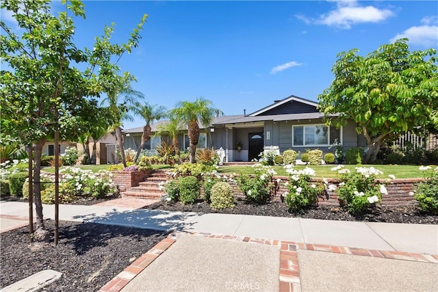 1335 N Vallejo Way, Upland, CA 91786 - ranch-style home featuring a front yard