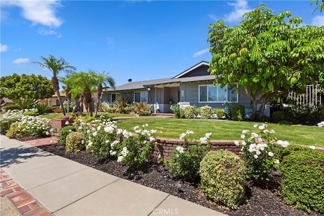 1335 N Vallejo Way, Upland, CA 91786 - view of front of house with a front lawn
