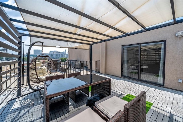 625 S Berendo St Unit 604, Los Angeles, CA 90005 - view of patio featuring a city view