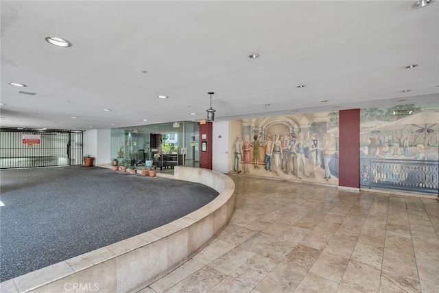 625 S Berendo St Unit 604, Los Angeles, CA 90005 - common area with recessed lighting