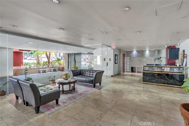 625 S Berendo St Unit 604, Los Angeles, CA 90005 - community lobby with recessed lighting