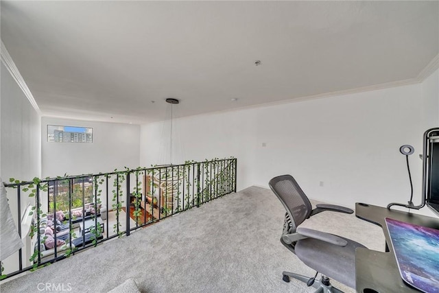 625 S Berendo St Unit 604, Los Angeles, CA 90005 - carpeted office space with crown molding