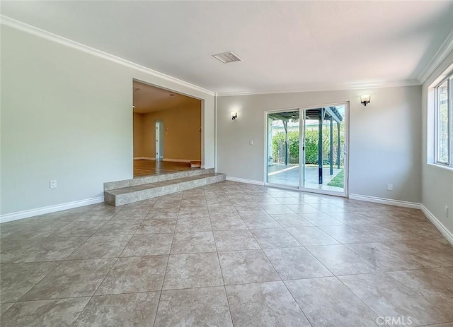 6706 Melvin Ave, Reseda, CA 91335 - tiled empty room with ornamental molding and baseboards