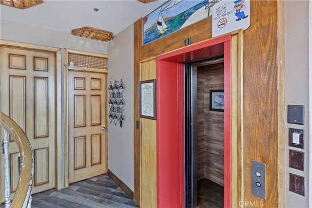 1 Anderson St, Seal Beach, CA 90743 - foyer entrance with dark wood finished floors