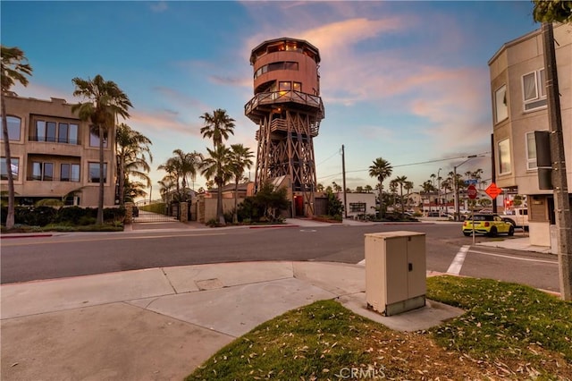 1 Anderson St, Seal Beach, CA 90743 - view of asphalt road with sidewalks, traffic signs, and curbs