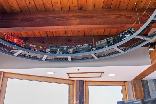 1 Anderson St, Seal Beach, CA 90743 - detailed view of recessed lighting and beam ceiling