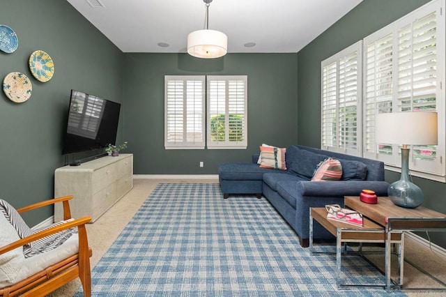 3474 Camino Cereza, Carlsbad, CA 92009 - carpeted living room featuring baseboards