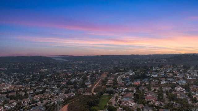 3474 Camino Cereza, Carlsbad, CA 92009 - aerial view at dusk of a residential view