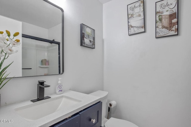 502 Holly Ave, Oxnard, CA 93036 - bathroom with vanity and an enclosed shower