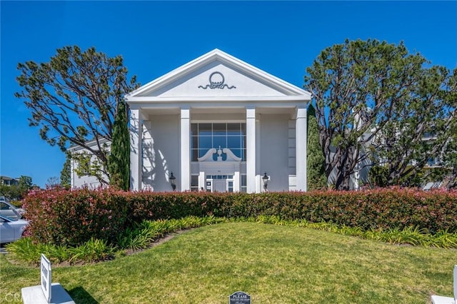 100 Scholz Plz Unit 205, Newport Beach, CA 92663 - greek revival house with a front yard and stucco siding