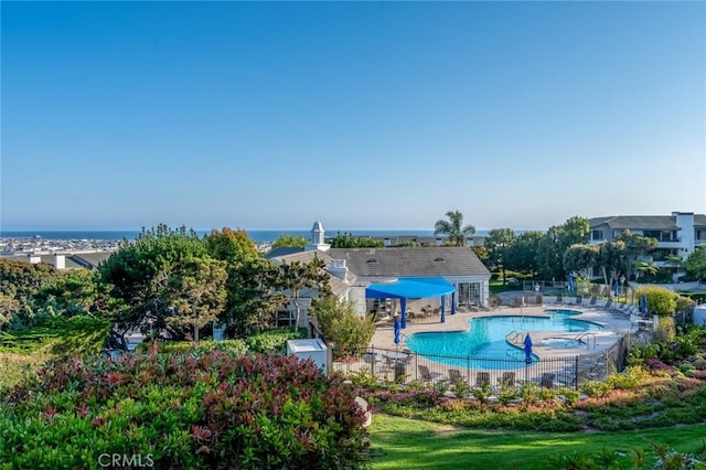 100 Scholz Plz Unit 205, Newport Beach, CA 92663 - community pool featuring a patio