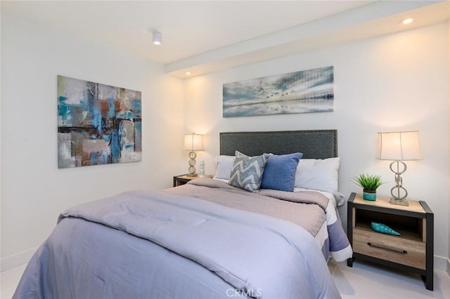 100 Scholz Plz Unit 205, Newport Beach, CA 92663 - bedroom featuring recessed lighting and baseboards