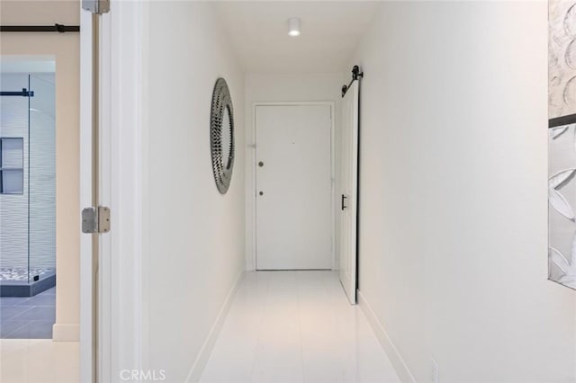 100 Scholz Plz Unit 205, Newport Beach, CA 92663 - corridor with a barn door
