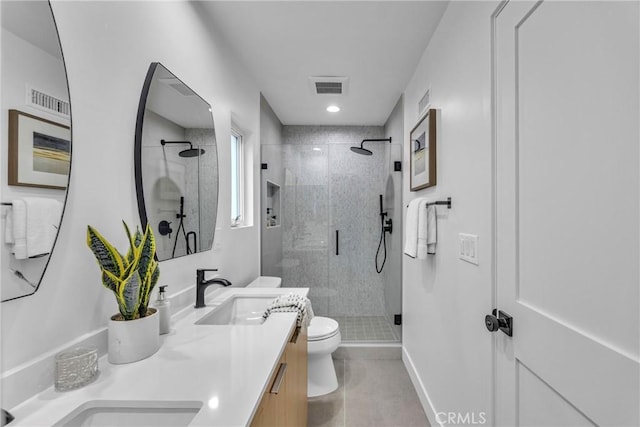 20441 Whitetree Cir, Huntington Beach, CA 92646 - full bath featuring a stall shower and double vanity