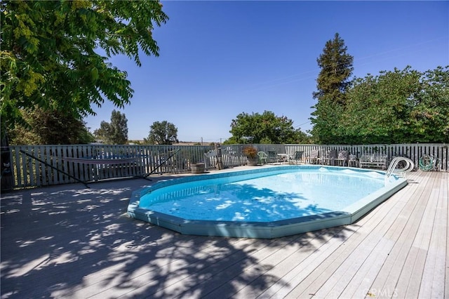 7050 Shale Rock Rd, Paso Robles, CA 93446 - view of pool featuring a wooden deck